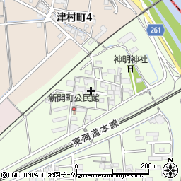 岐阜県大垣市新開町1254周辺の地図