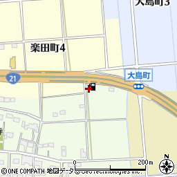 岐菱商事株式会社　大垣北給油所周辺の地図