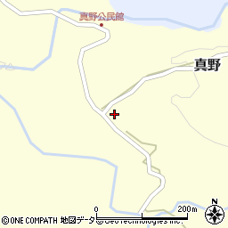 鳥取県西伯郡伯耆町真野562周辺の地図
