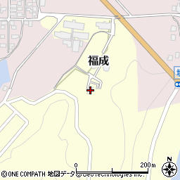 鳥取県西伯郡南部町福成737周辺の地図