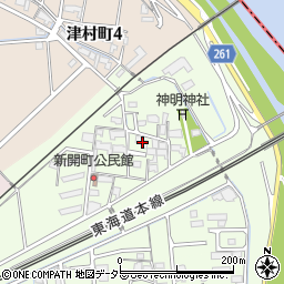 岐阜県大垣市新開町1271周辺の地図