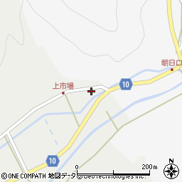 兵庫県朝来市和田山町市場600周辺の地図