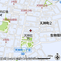 神奈川県藤沢市天神町周辺の地図