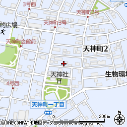 神奈川県藤沢市天神町周辺の地図