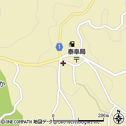 長野県下伊那郡泰阜村3296周辺の地図