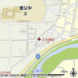 兵庫県養父市十二所972周辺の地図