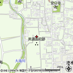 岐阜県不破郡垂井町府中2506周辺の地図