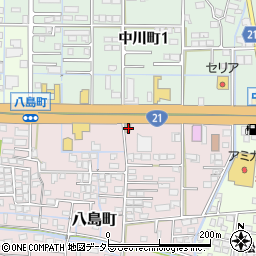 吉野家２１号線大垣北店周辺の地図