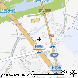 兵庫県養父市上野1038周辺の地図