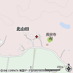 千葉県長生郡睦沢町北山田周辺の地図