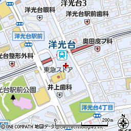 神奈川県横浜市磯子区洋光台周辺の地図