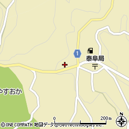 長野県下伊那郡泰阜村3361周辺の地図