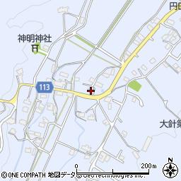 岐阜県多治見市大薮町1443-1周辺の地図