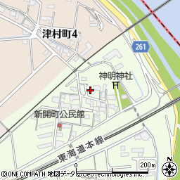 岐阜県大垣市新開町1269-3周辺の地図