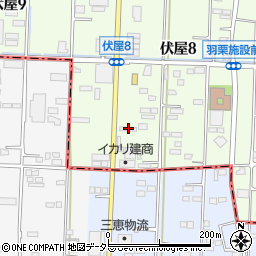 岡田産業株式会社　岐南工場周辺の地図