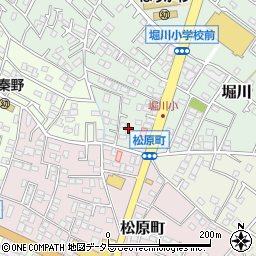 東日本進学会渋沢校周辺の地図