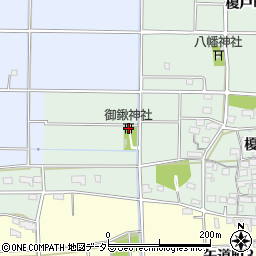 御鍬神社周辺の地図