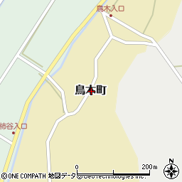 島根県安来市鳥木町周辺の地図