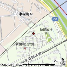 岐阜県大垣市新開町1269-6周辺の地図