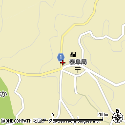 長野県下伊那郡泰阜村3439周辺の地図