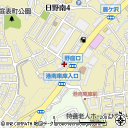 リハビリデイサービスnagomi横浜港南台店周辺の地図