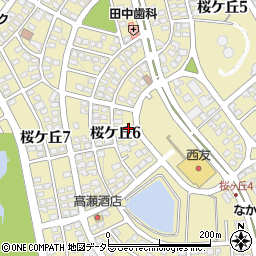 岐阜県可児市桜ケ丘6丁目周辺の地図