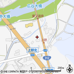 兵庫県養父市上野1050周辺の地図