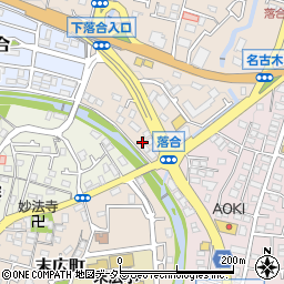 神奈川県秦野市落合385周辺の地図