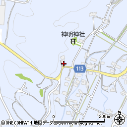 岐阜県多治見市大薮町1383-13周辺の地図