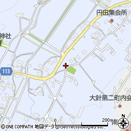 岐阜県多治見市大薮町1602-3周辺の地図