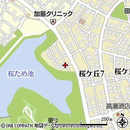 岐阜県可児市桜ケ丘7丁目周辺の地図
