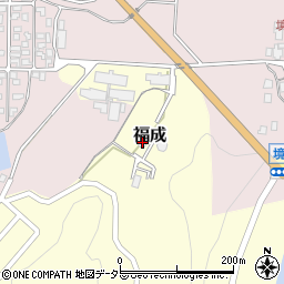 鳥取県西伯郡南部町福成739周辺の地図