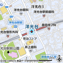 みずほ銀行洋光台駅 ＡＴＭ周辺の地図