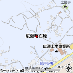 島根県安来市広瀬町石原周辺の地図