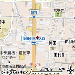 コメダ珈琲店 平塚田村店周辺の地図