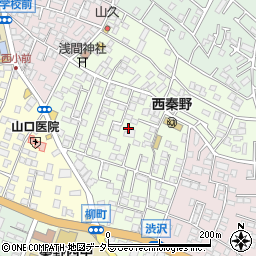 神奈川県秦野市春日町周辺の地図