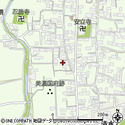 岐阜県不破郡垂井町府中2517-1周辺の地図