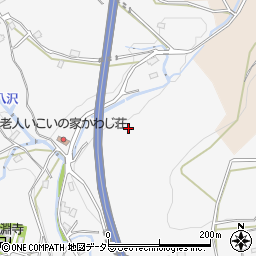 神奈川県秦野市八沢周辺の地図