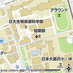 日本大学生物資源科学部　動物病院周辺の地図