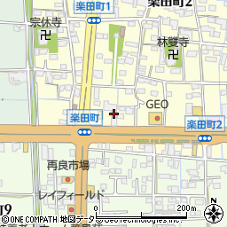 カーコンビニ倶楽部大垣北店周辺の地図