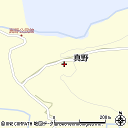 鳥取県西伯郡伯耆町真野531周辺の地図