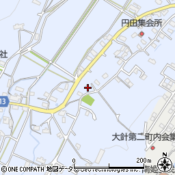 岐阜県多治見市大薮町1603周辺の地図