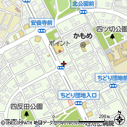 吉野家港南台店周辺の地図