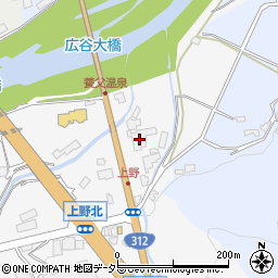 兵庫県養父市上野1060周辺の地図