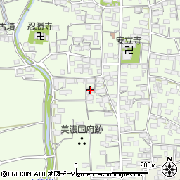 岐阜県不破郡垂井町府中2521周辺の地図