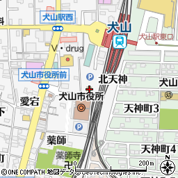 岩田洗心館周辺の地図