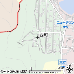 鳥取県西伯郡南部町西町周辺の地図
