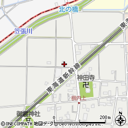 神奈川県平塚市横内465周辺の地図