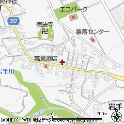 岐阜県不破郡垂井町岩手2462周辺の地図