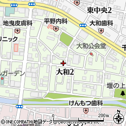 つぼや和菓子店周辺の地図